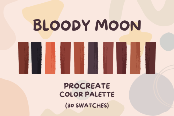 Download Bloody Moon Procreate Color Palette - Procreate Collection