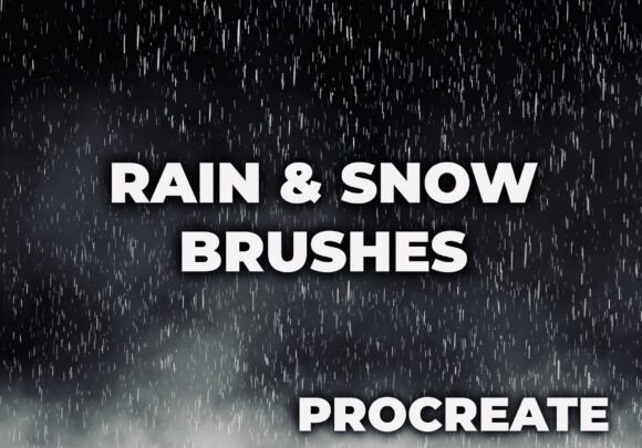Download Rain and Snow Brushes - Procreate - Procreate Collection