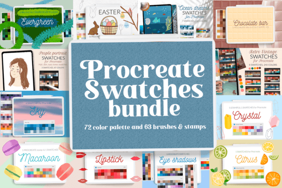 Download Procreate Swatches Bundle - Procreate Collection