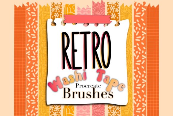 Download Procreate Washi Tape Brushes Paper Stamp - Procreate Collection