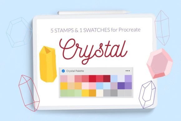 Download Crystal Swatches. Crystal Procreate Stam - Procreate Collection