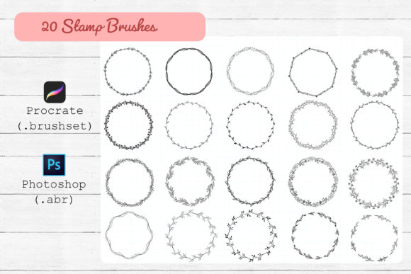 Download Procreate and Photoshop Stamp Brushes. - Procreate Collection