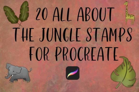 Download 20 Jungle Stamps for Procreate - Procreate Collection