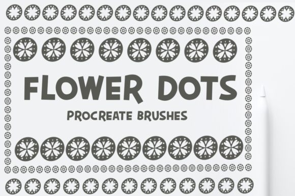 Download Flower Dots Procreate Brushes&nbsp; - Procreate Collection