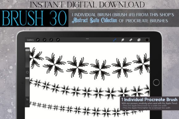 Download Procreate Brush #30 – Abstract Suite - Procreate Collection