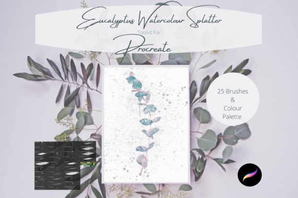 Download Procreate Eucalyptus Watercolour Toolkit - Procreate Collection
