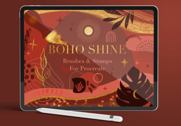 Download Boho Shine - Procreate Brushes &amp; Stamps - Procreate Collection