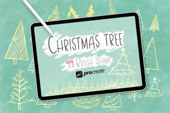 Download Christmas Tree Set Brushes for Procreate - Procreate Collection