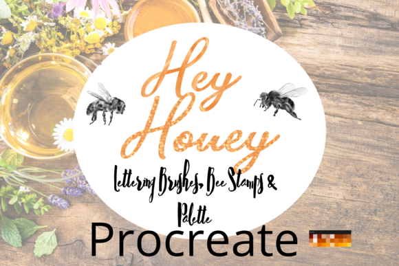 Download Procreate Honey Lettering/Stamps Brushes - Procreate Collection