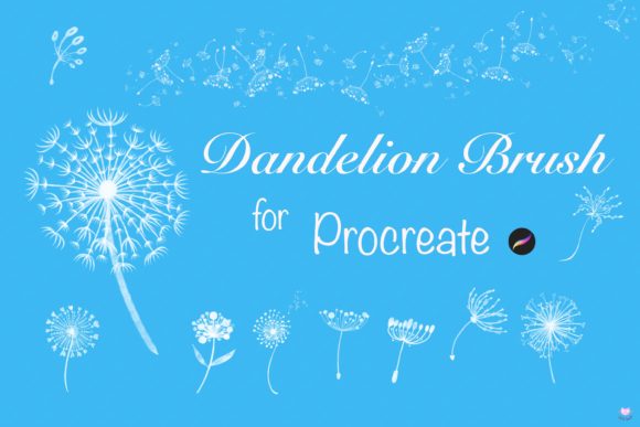 Download Procreate Brush Watercolor Dandelion - Procreate Collection