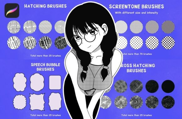 Download Procreate Manga Megapack - Procreate Collection