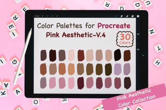 Download Procreate Color Palettes-Pink V.4 - Procreate Collection