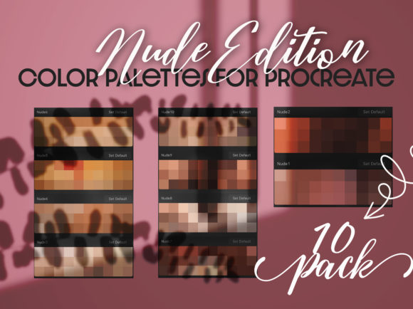 Download Nude Skin Color Palette for Procreate - Procreate Collection