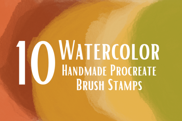Download Watercolor Procreate Brush Stamps Set - Procreate Collection