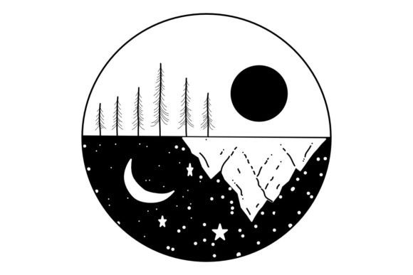Download FlippedMountainSky Procreate Brush Stamp - Procreate Collection