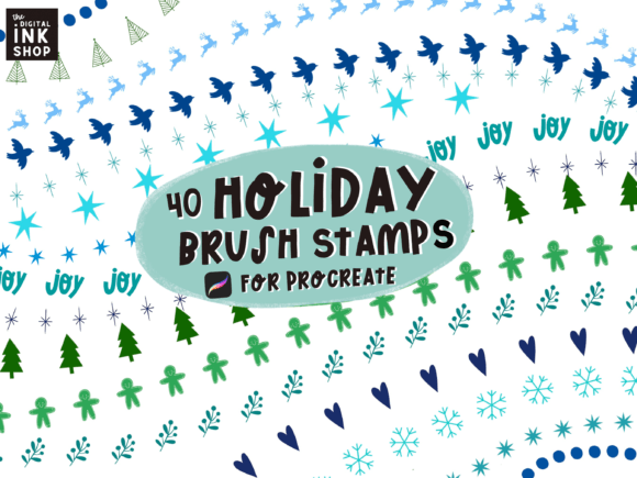 Download Winter Procreate Image Doodle Brushes - Procreate Collection