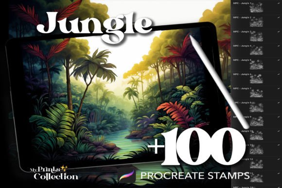 Download 100+ Procreate Jungle Stamps - Procreate Collection