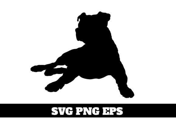 Download American Pit Bull Lies Dog Silhouette - Premium Resources