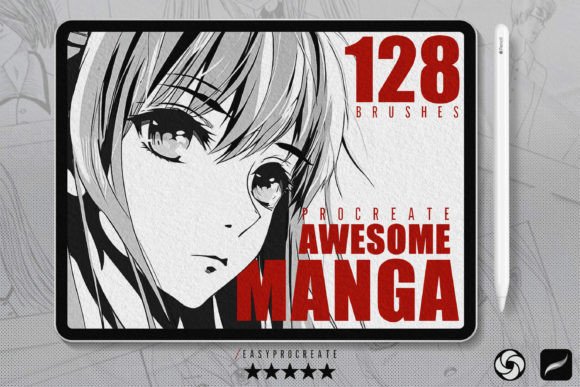Download Awesome Manga Procreate Brushes - Procreate Collection