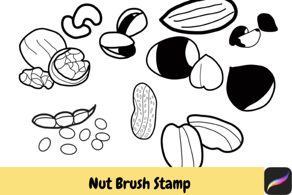 Download Nut Grain Procreate Brush Stamps IPAD - Procreate Collection