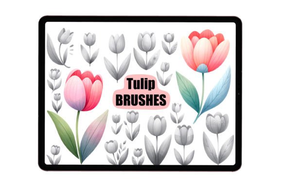 Download Tulip Flower Procreate Brushes - Procreate Collection