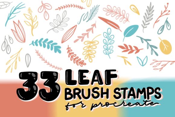 Download 33 Leaf Brushes, Procreate Brushes - Procreate Collection