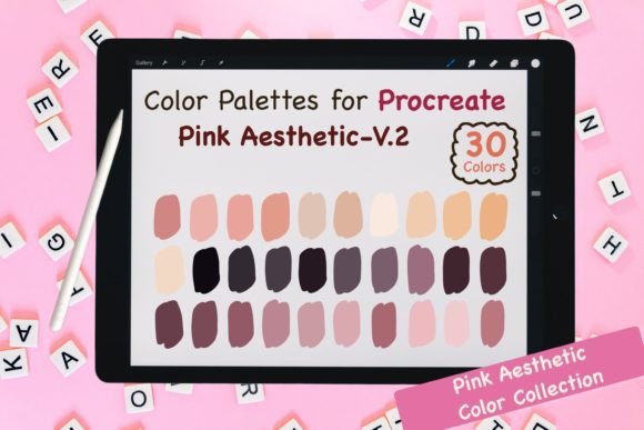 Download Procreate Color Palettes-Pink V.2 - Procreate Collection