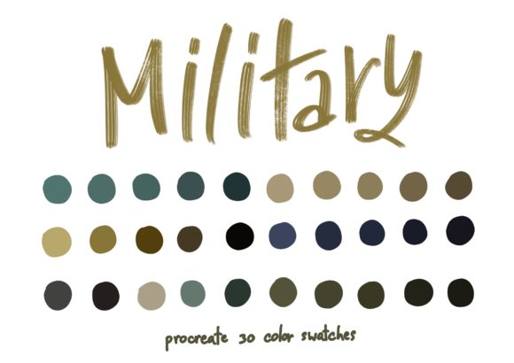 Download Military - Procreate Color Palettes - Procreate Collection