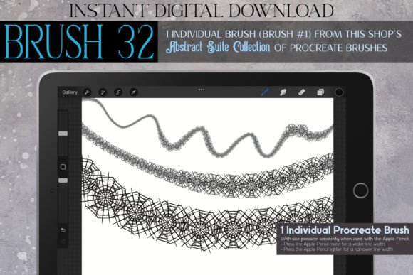 Download Procreate Brush #32 – Abstract Suite - Procreate Collection