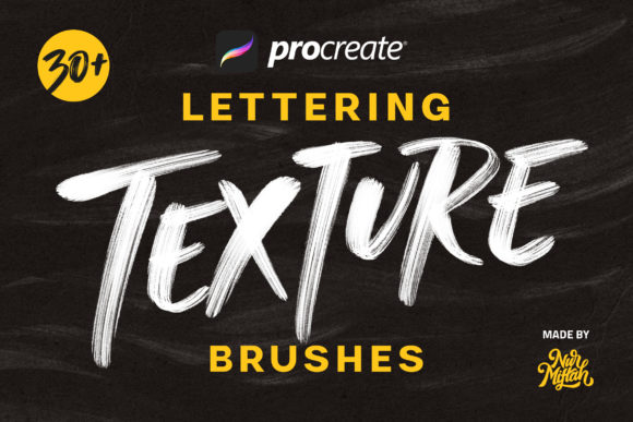 Download Procreate Lettering Texture Brushes - Texture Collection