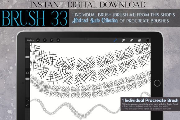 Download Procreate Brush #33 – Abstract Suite - Procreate Collection