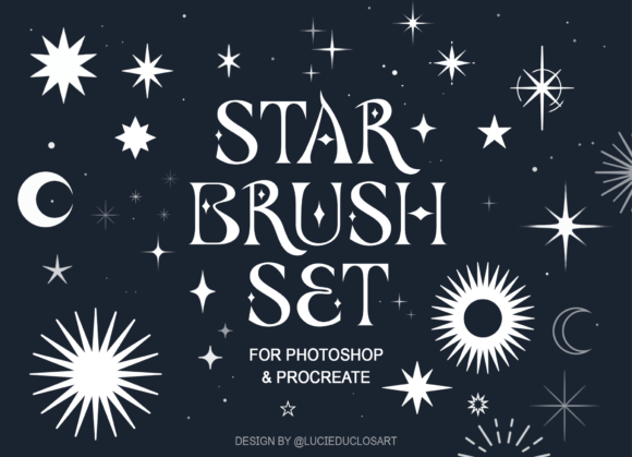 Download Stars Brush Pack Procreate and Photoshop - Procreate Collection