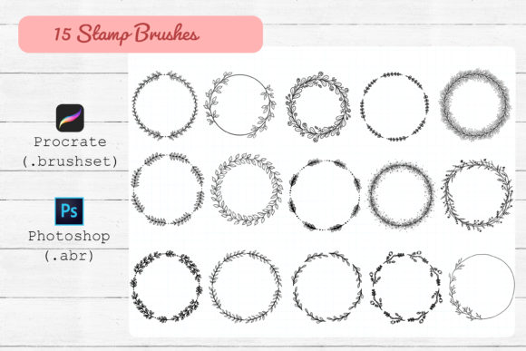 Download Procreate and Photoshop Stamp Brushes. - Procreate Collection