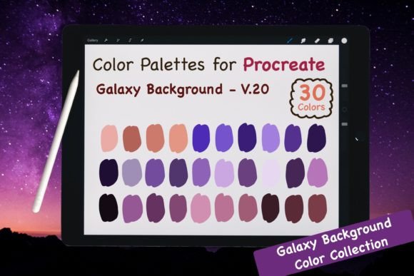 Download Procreate Color Palettes - Galaxy V.20 - Procreate Collection