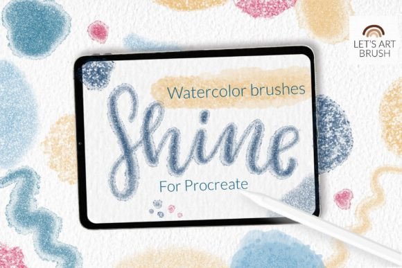 Download Shimmer Glitter Procreate Watercolor - Procreate Collection