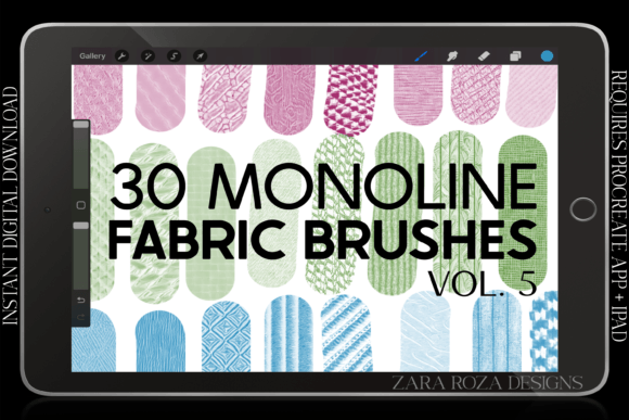 Download Procreate Fabric Texture Brushes Vol. 5 - Texture Collection