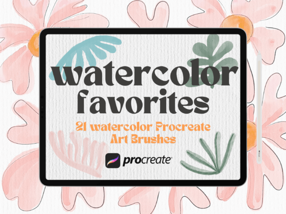 Download Watercolor Favorites Procreate Brushes - Procreate Collection
