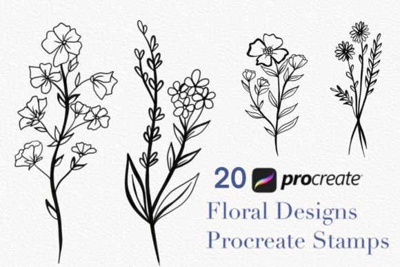 Download Procreate Botanical Stamps - Procreate Collection