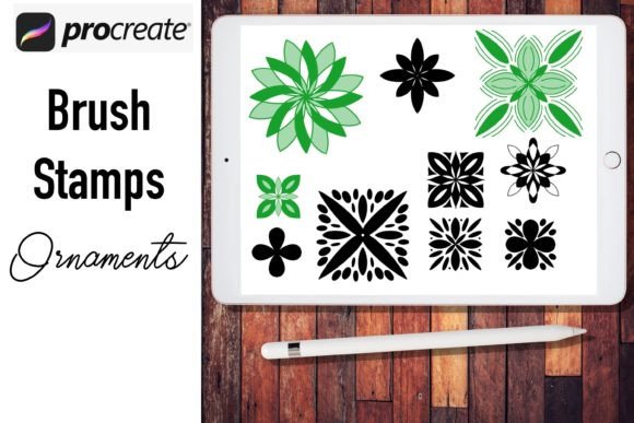 Download Procreate Brush Stamps Ornaments - Procreate Collection