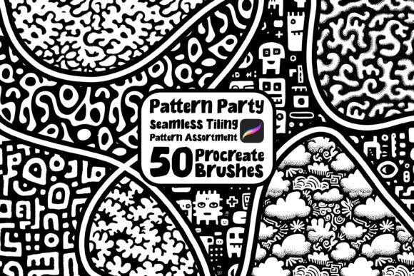Download Procreate Pattern Party Brushes Set - Procreate Collection