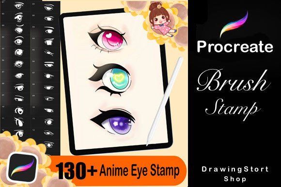Download 130+ Procreate Anime Eye Stamps - Procreate Collection