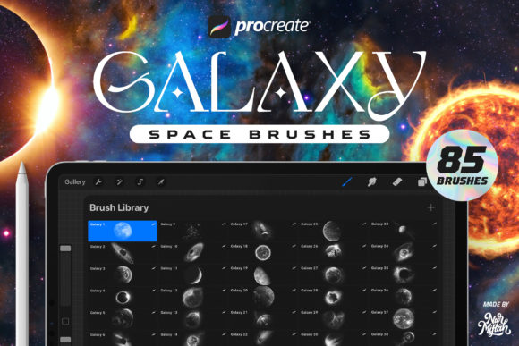 Download Procreate Galaxy Brushes Bundle - Procreate Collection