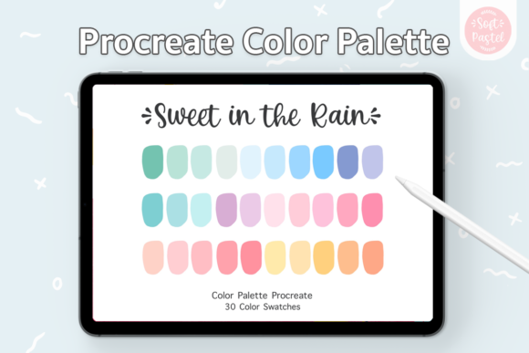 Download Procreate Color Palette - Sweet in Rain - Procreate Collection