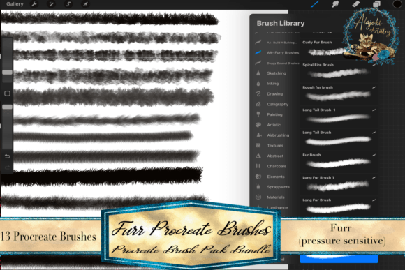 Download Procreate Fur Brush PAck - Procreate Collection