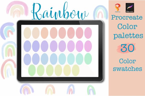 Download Procreate Palettes Color| Rainbow Color - Procreate Collection