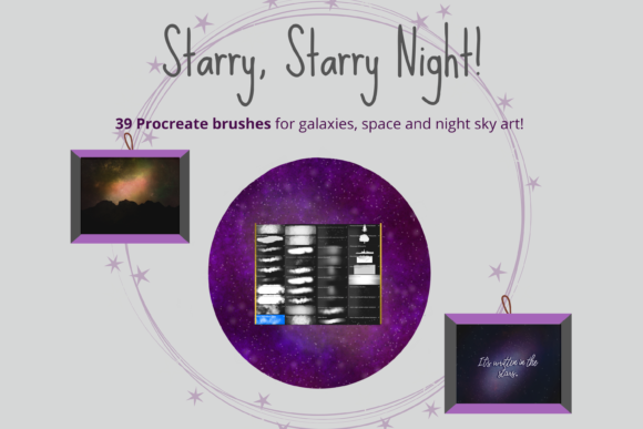 Download Starry Night Procreate Brushes/Palettes - Procreate Collection