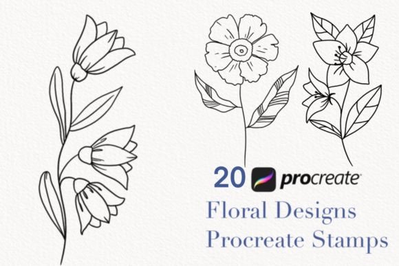 Download Procreate Botanical Stamps - Procreate Collection