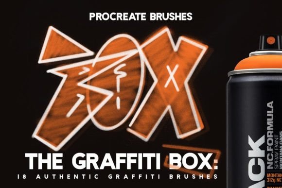 Download The GRAFFITI BOX: PROCREATE BRUSHES - Procreate Collection