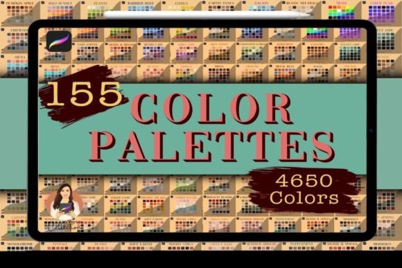 Download 155 Color Palettes Procreate Bundle Swat - Procreate Collection